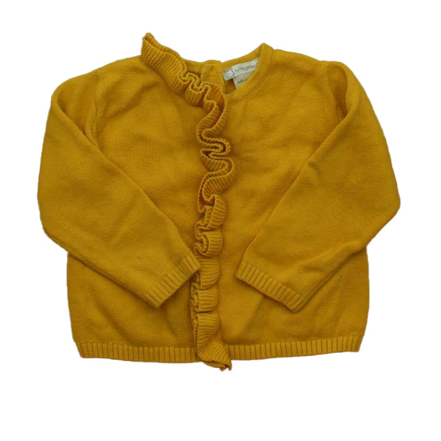 tutto piccolo Girls Yellow Cardigan Size: 18 Months