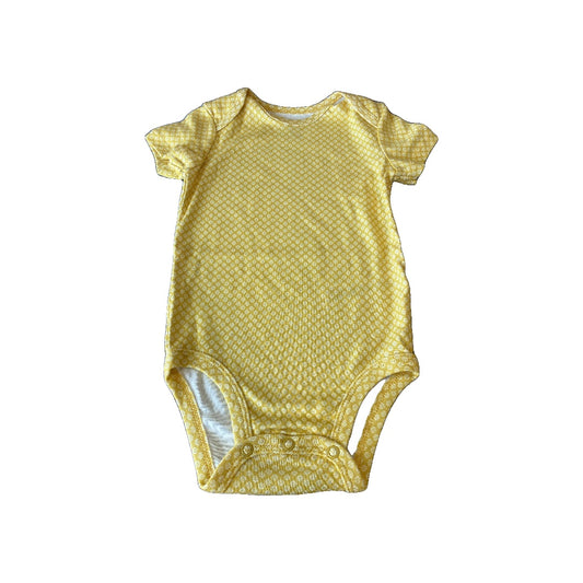 Carters Girls Yellow Onesie Size: 12M Yellow
