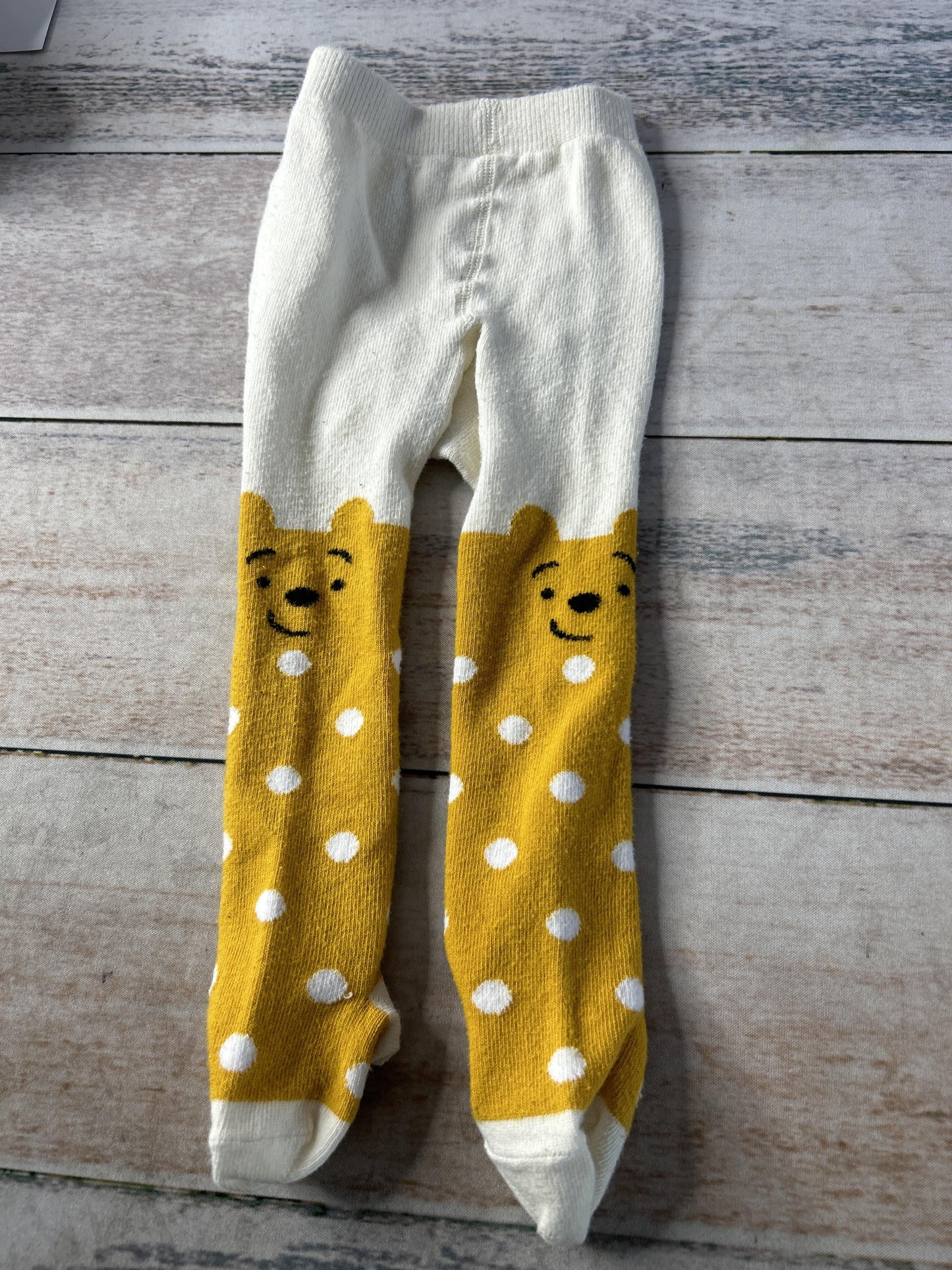 Disney Girls Yellow Leggings Size: 6-12 months Yellow