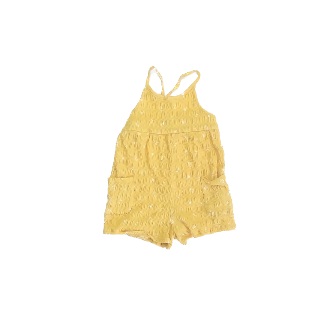 Old Navy Girls Yellow Romper Size: 3T Yellow