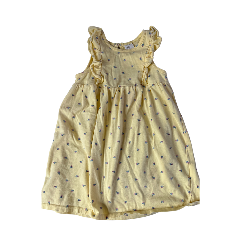 H&M Girls Yellow Dress Size: 12-18 months Yellow