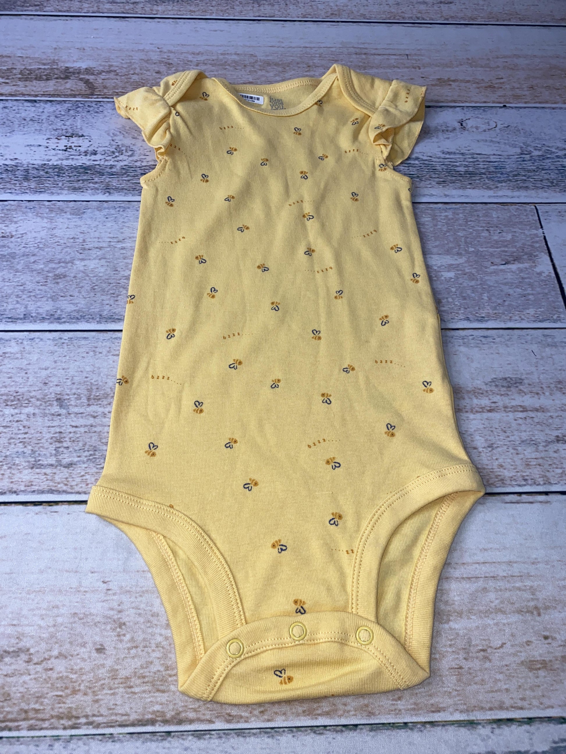 Carters Unisex Yellow Onesie Size: 24 months Yellow
