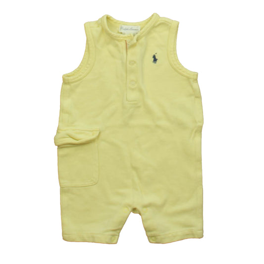 Ralph Lauren Boys Yellow Romper Size: 6 Months