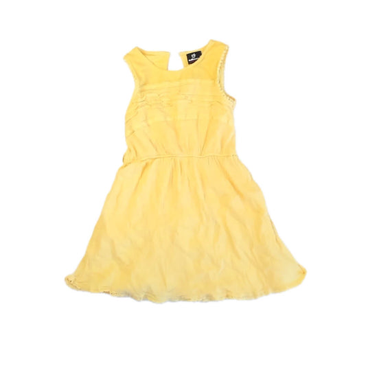 Dollhouse Girls Yellow Dress Size: 7-8 Years Yellow