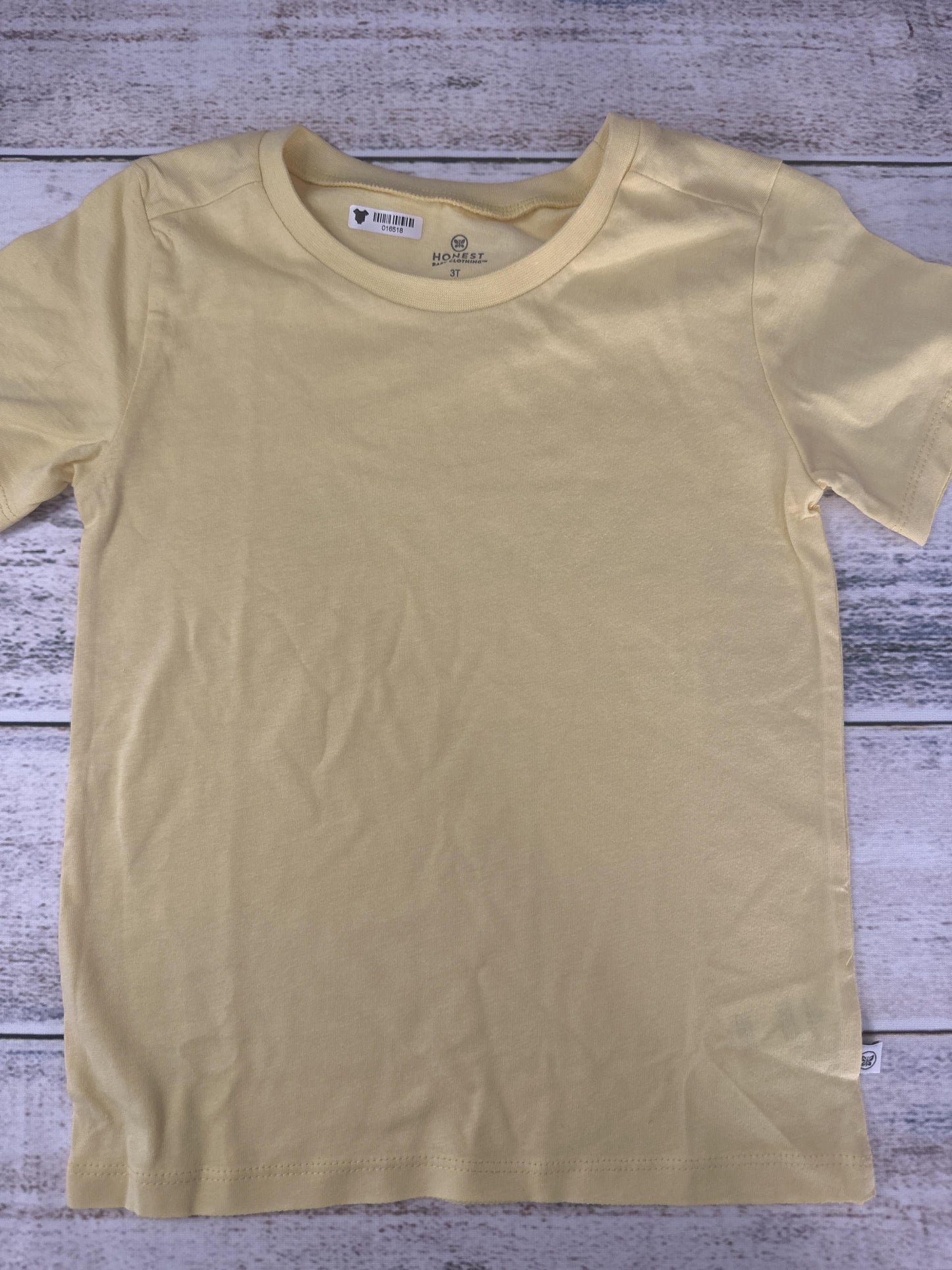 Honest Co Boys Yellow T-Shirt Size: 3T Yellow
