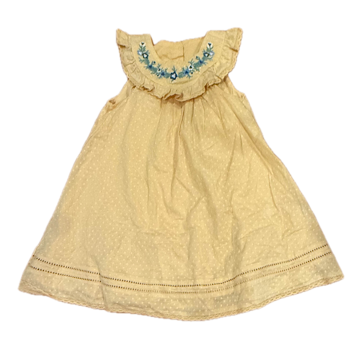 Max Studio Girls Yellow Dress Size: 5T Yellow