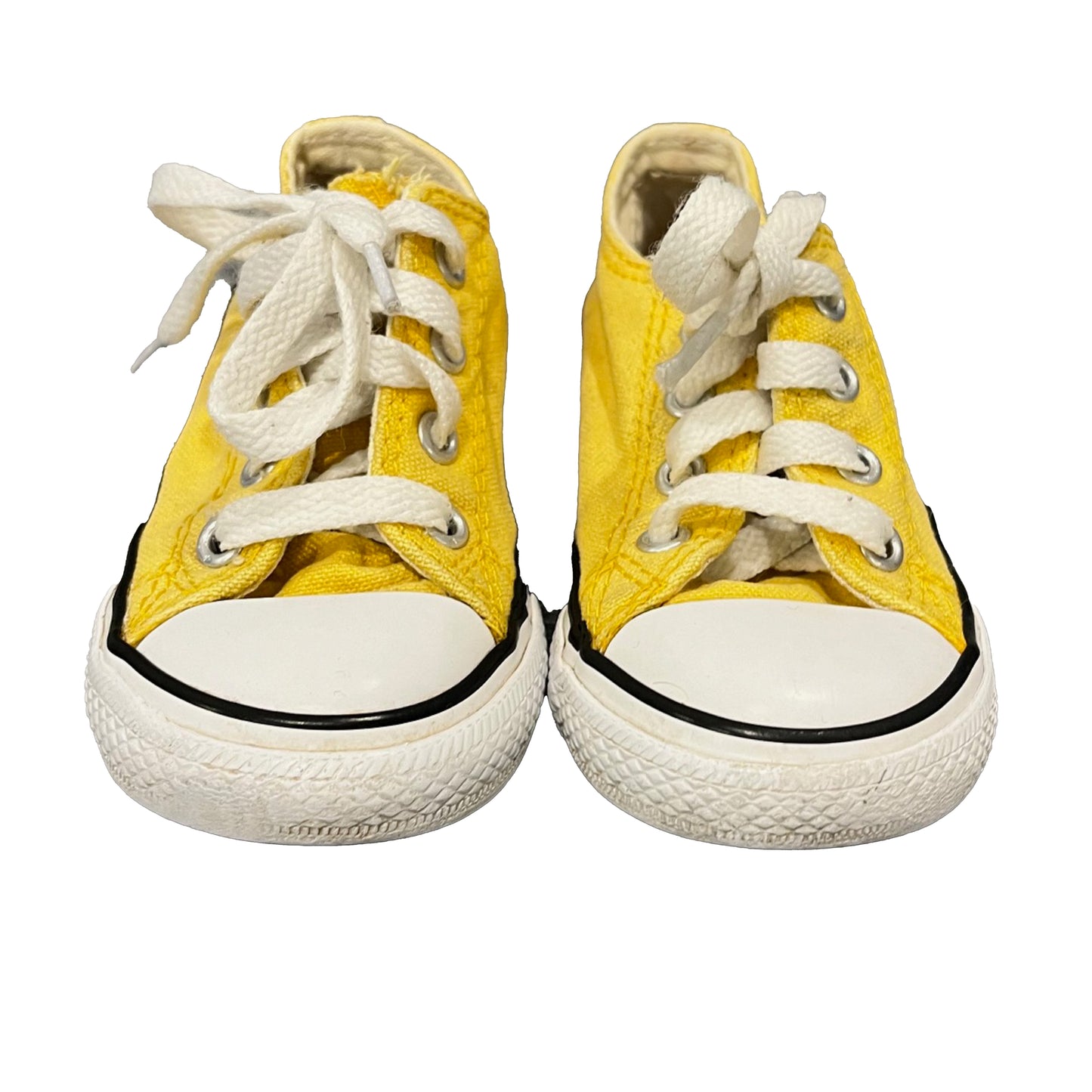 Converse Unisex Yellow Sneakers Size: 6 Toddler