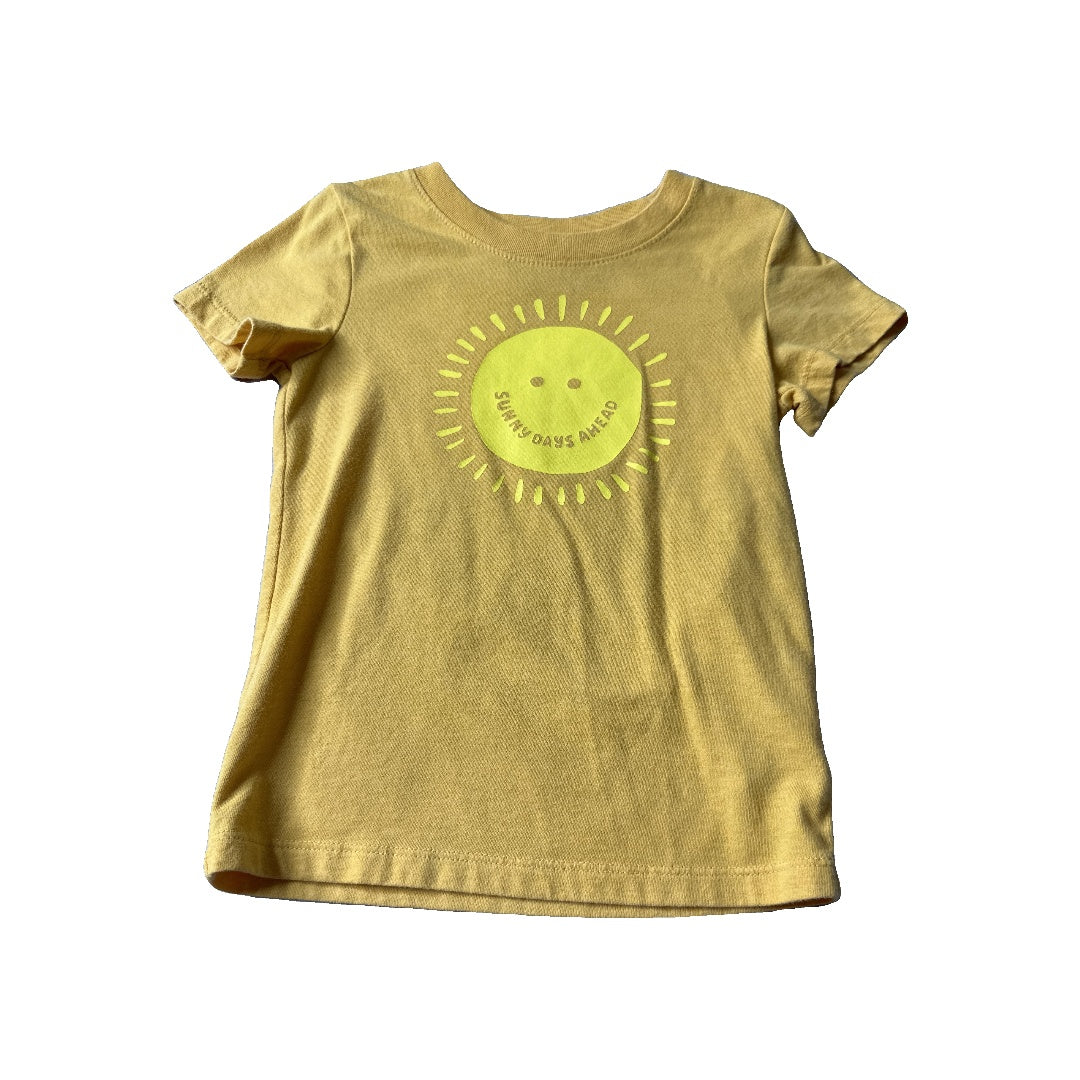 Cat & Jack Unisex Yellow T-Shirt Size: 2T Yellow