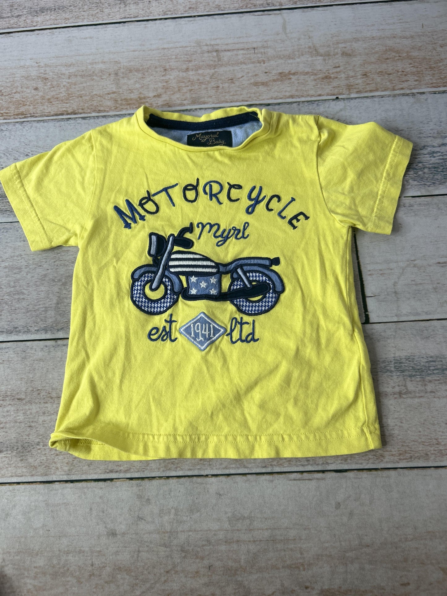 Boys Yellow T-Shirt Size: 12 months Yellow