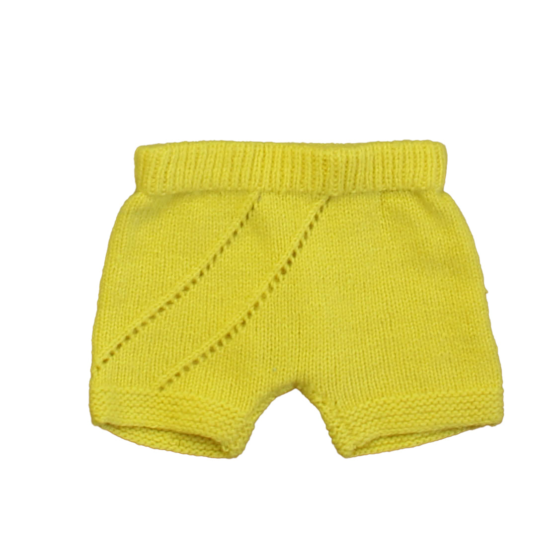 Flora and Henri Unisex Yellow Shorts Size: 12 Months Yellow