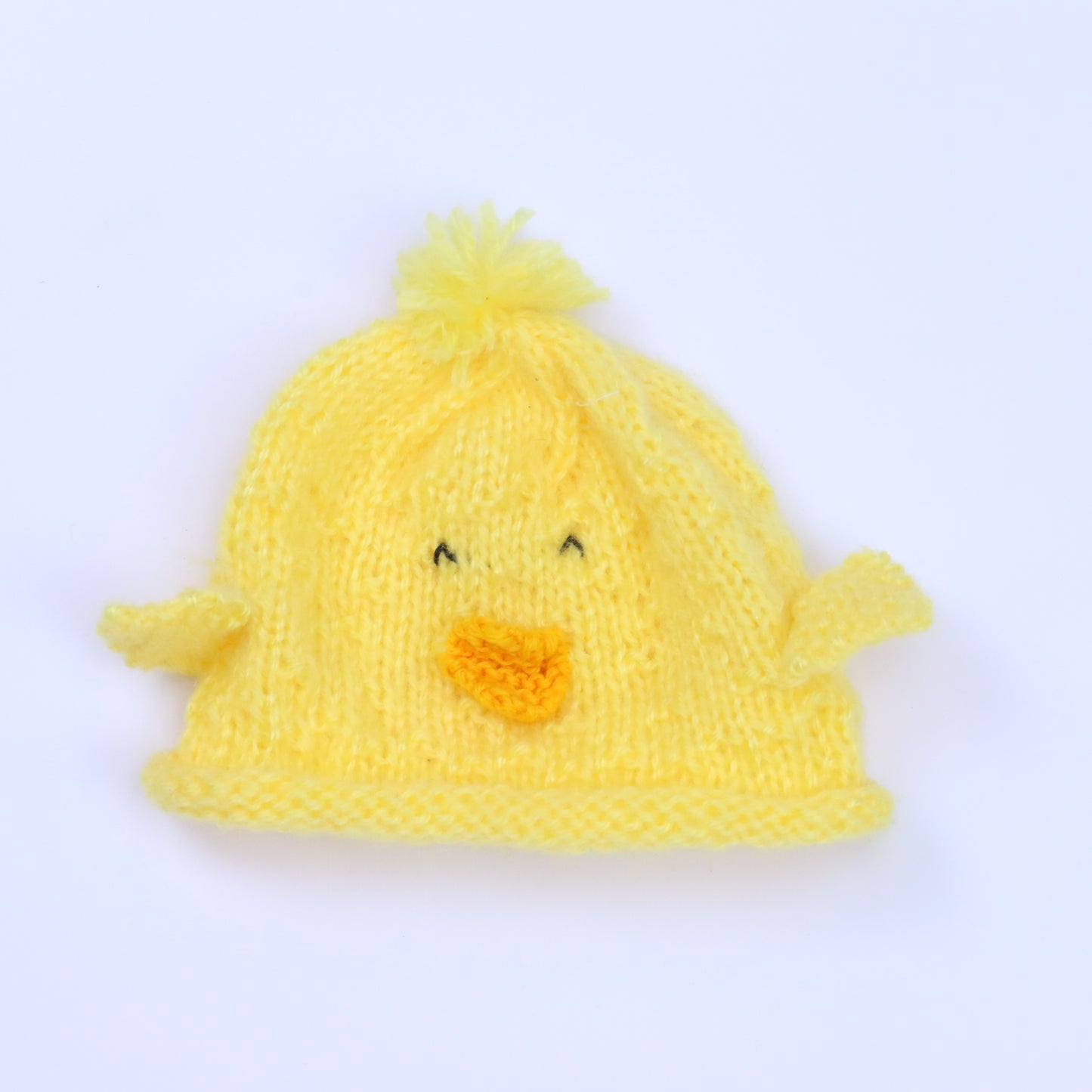 Unknown Brand Unisex Yellow Hat Size: 0-6 Months Yellow