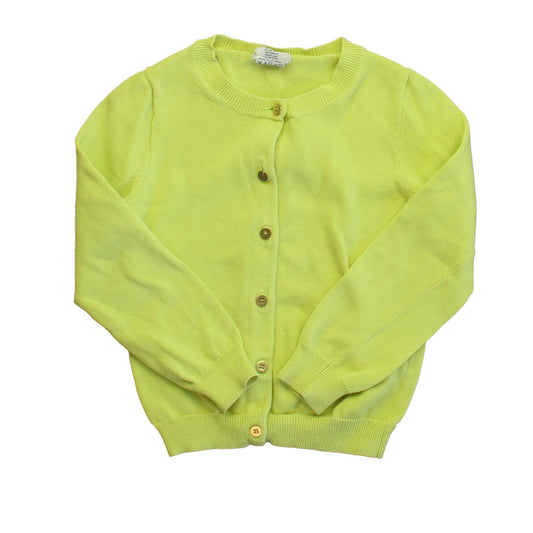 Crewcuts Girls Yellow Cardigan Size: 2-3T Yellow