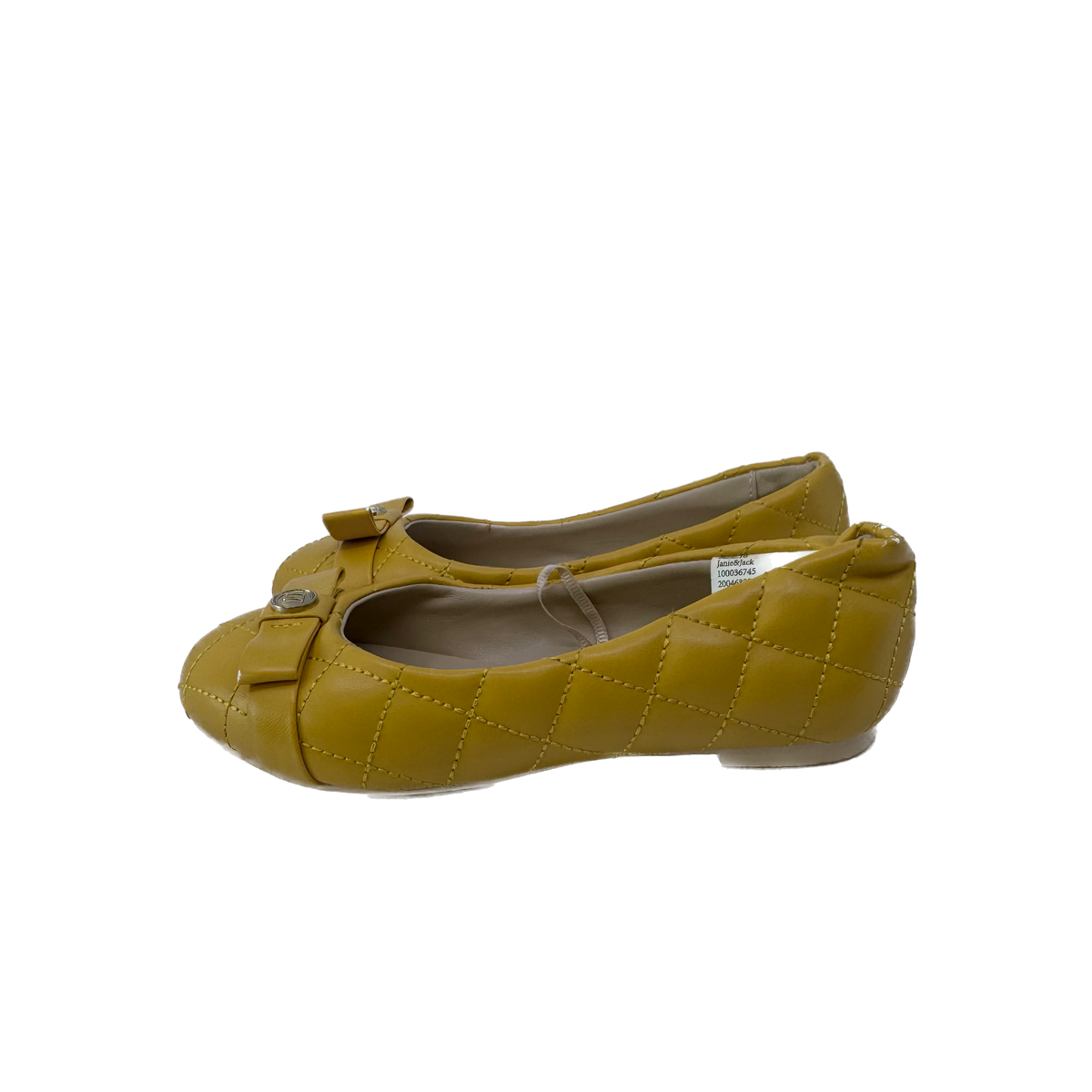 Janie and Jack Girls Yellow Shoes Size: 10 Toddler Yellow