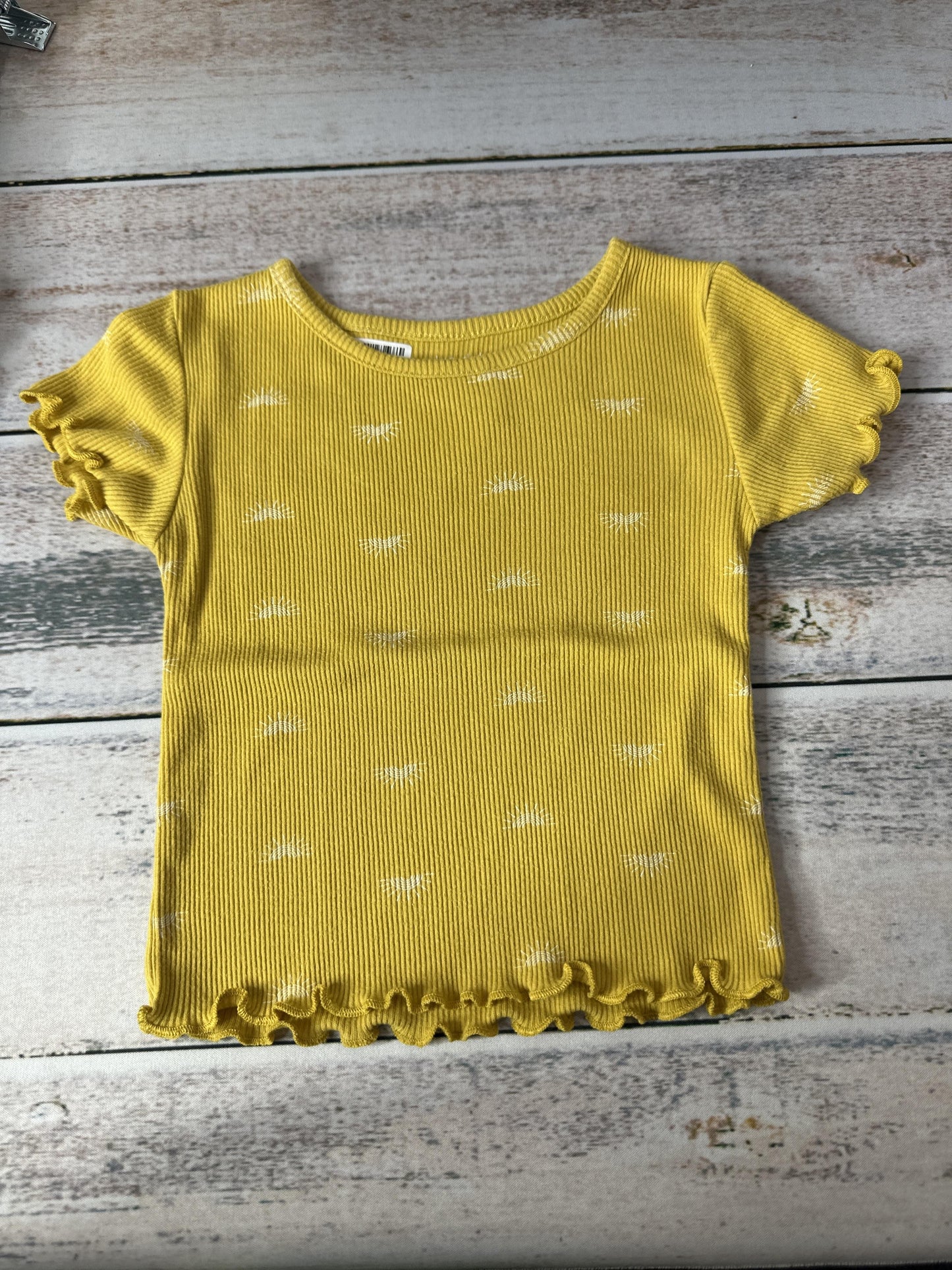 Girls Yellow Shirt Size: 18-24 months Yellow