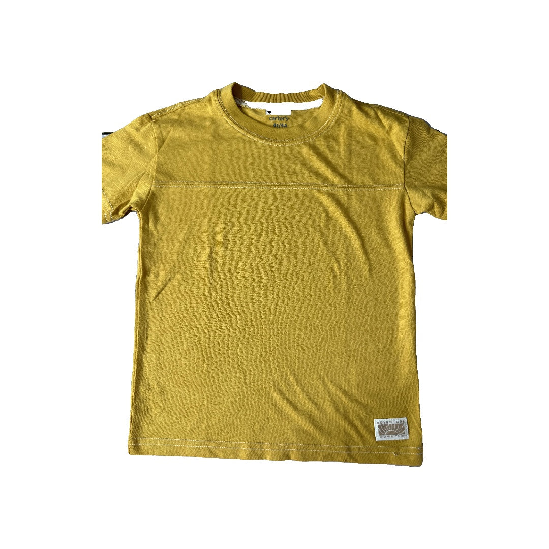 Carters Boys Yellow T-Shirt Size: 4T Yellow