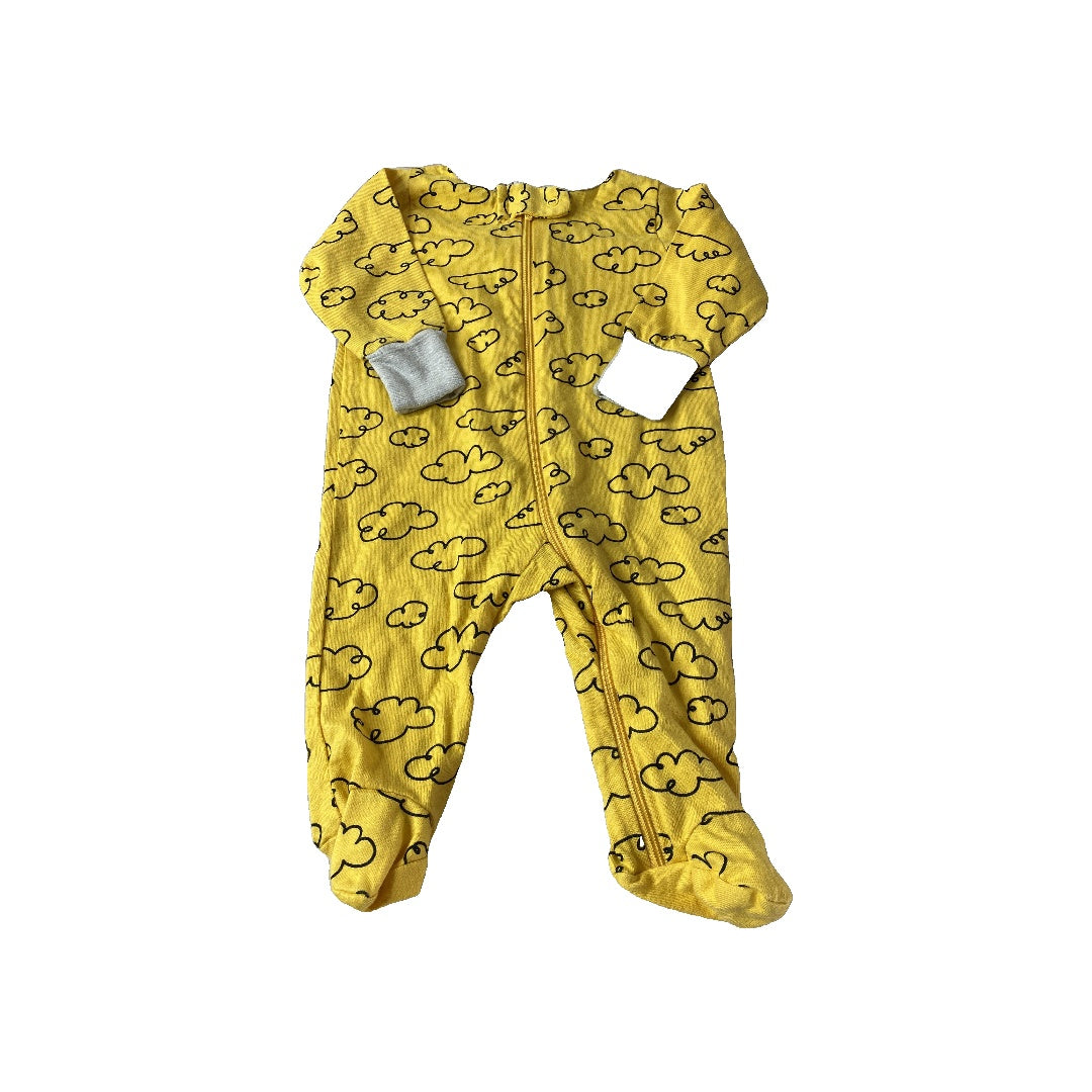 Gerber organic Unisex Yellow Pajamas Size: Newborn Yellow