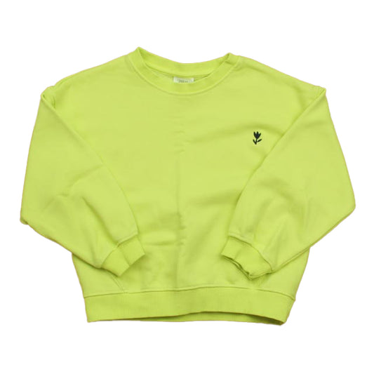 Zara Girls Yellow Sweatshirt Size: 3T