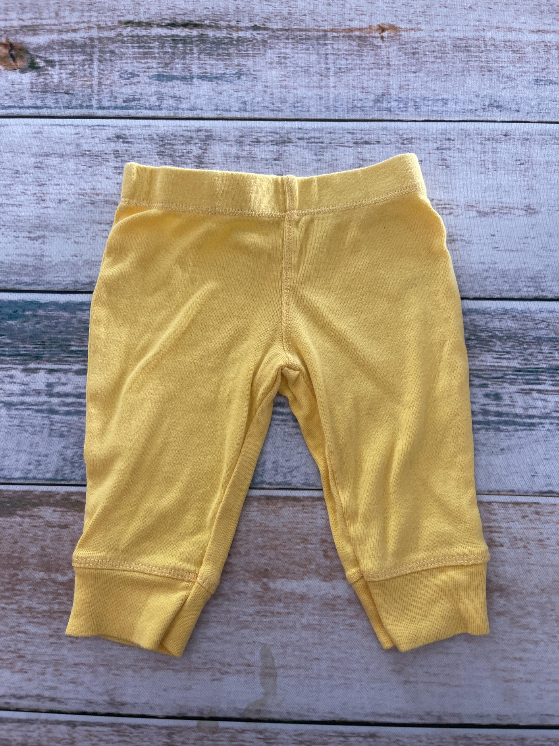Leveret Unisex Yellow Pants Size: 3 months Yellow
