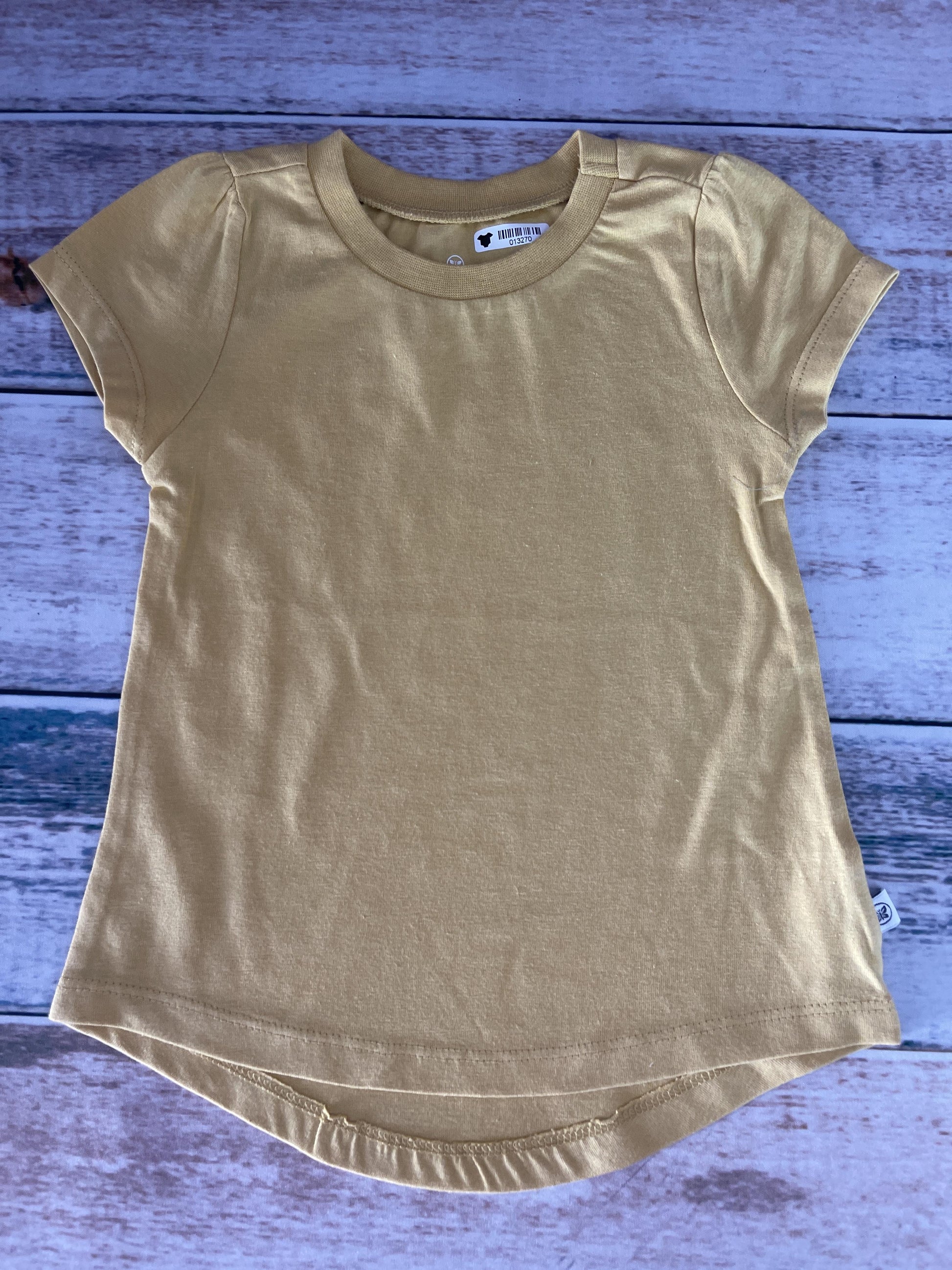 Honest co Girls Yellow T-Shirt Size: 2T Yellow