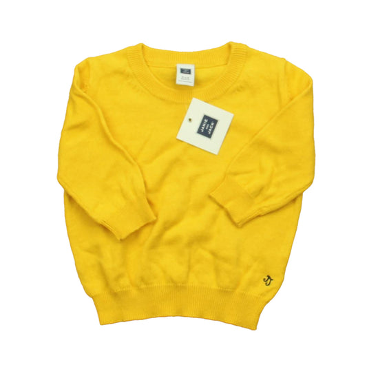 Janie & Jack Boys Yellow Sweater Size: 3-6 Months Yellow