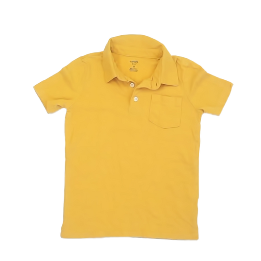 Carter's Boys Yellow Polo Shirt Size: 8 Yellow