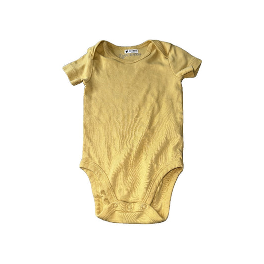 Mac & Moon Boys Yellow Onesie Size: 9 months Yellow