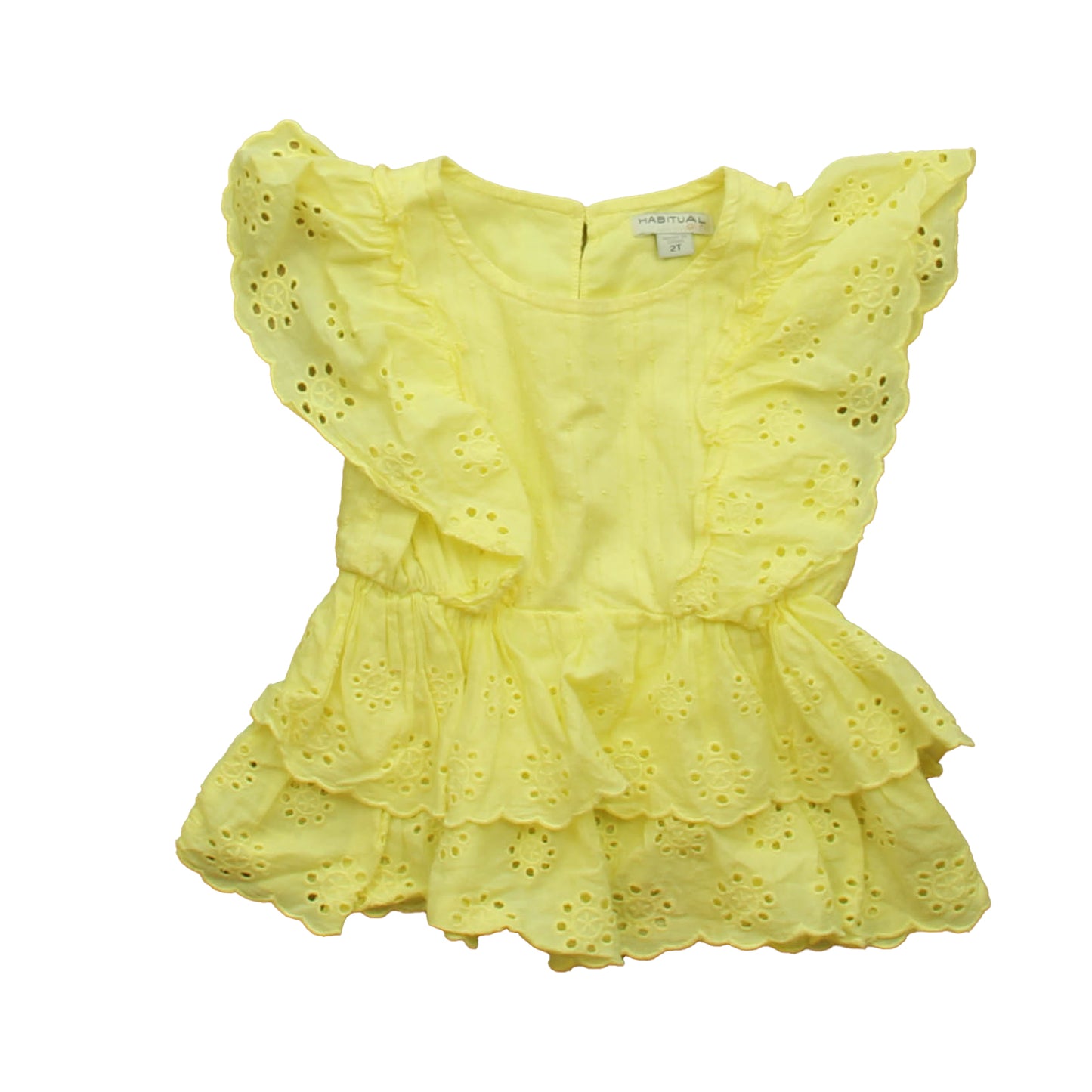 Habitual Girls Yellow Blouse Size: 2T Yellow