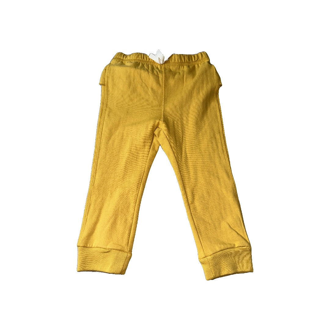 Mighty Goods Girls Yellow Pants Size: 2T Yellow