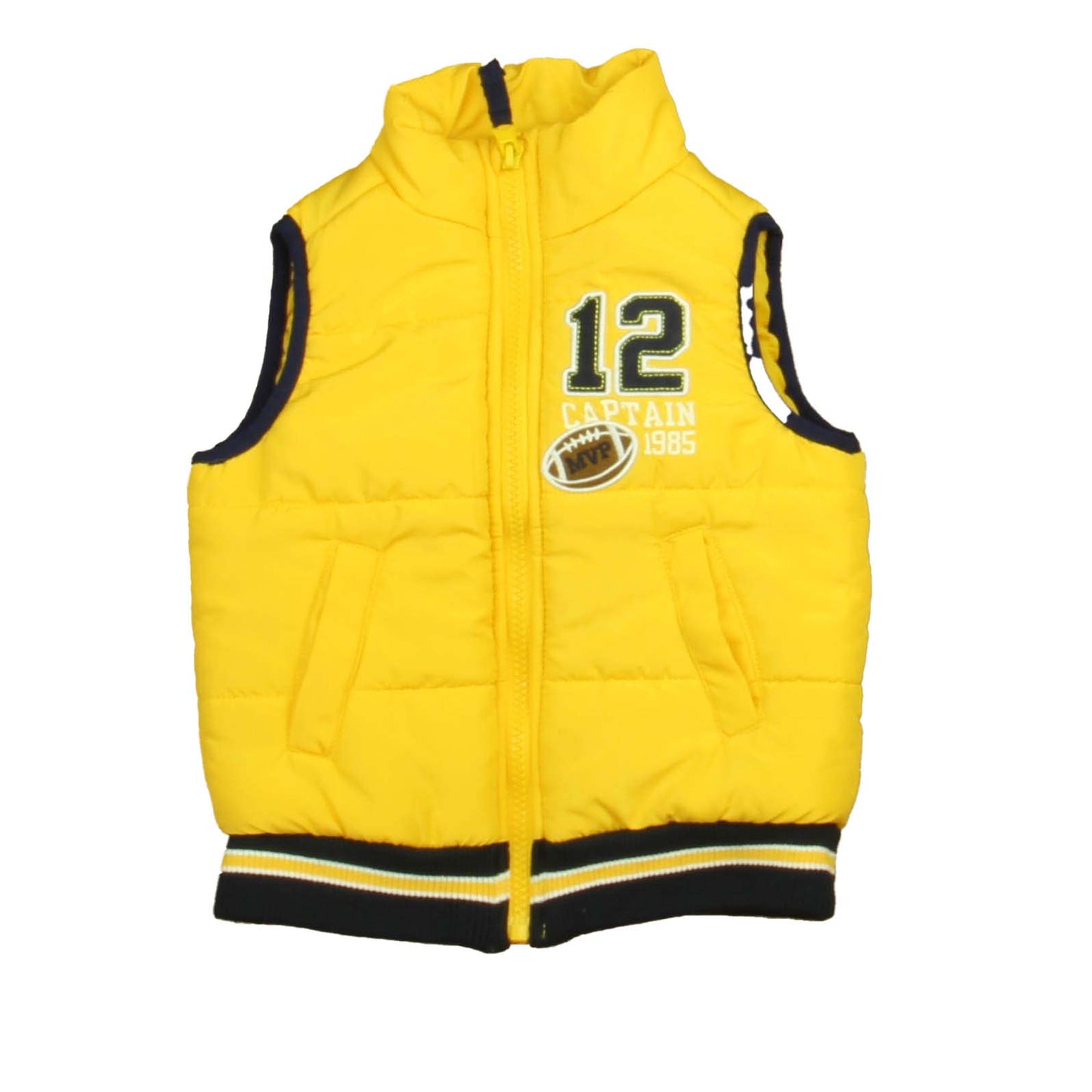 Tommy Hilfiger Boys Yellow Vest Size: 12 Months Yellow