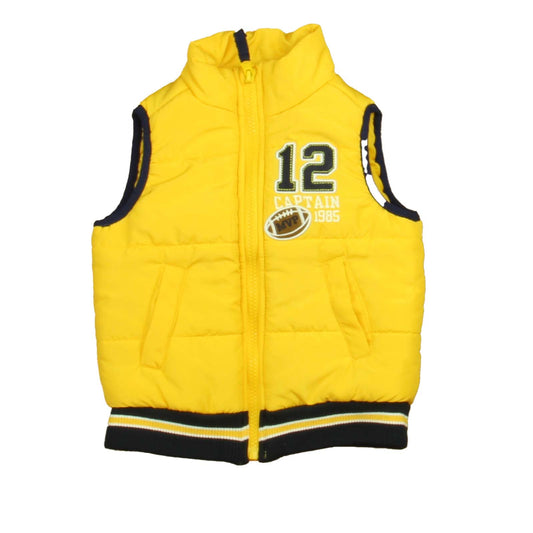Tommy Hilfiger Boys Yellow Vest Size: 12 Months Yellow