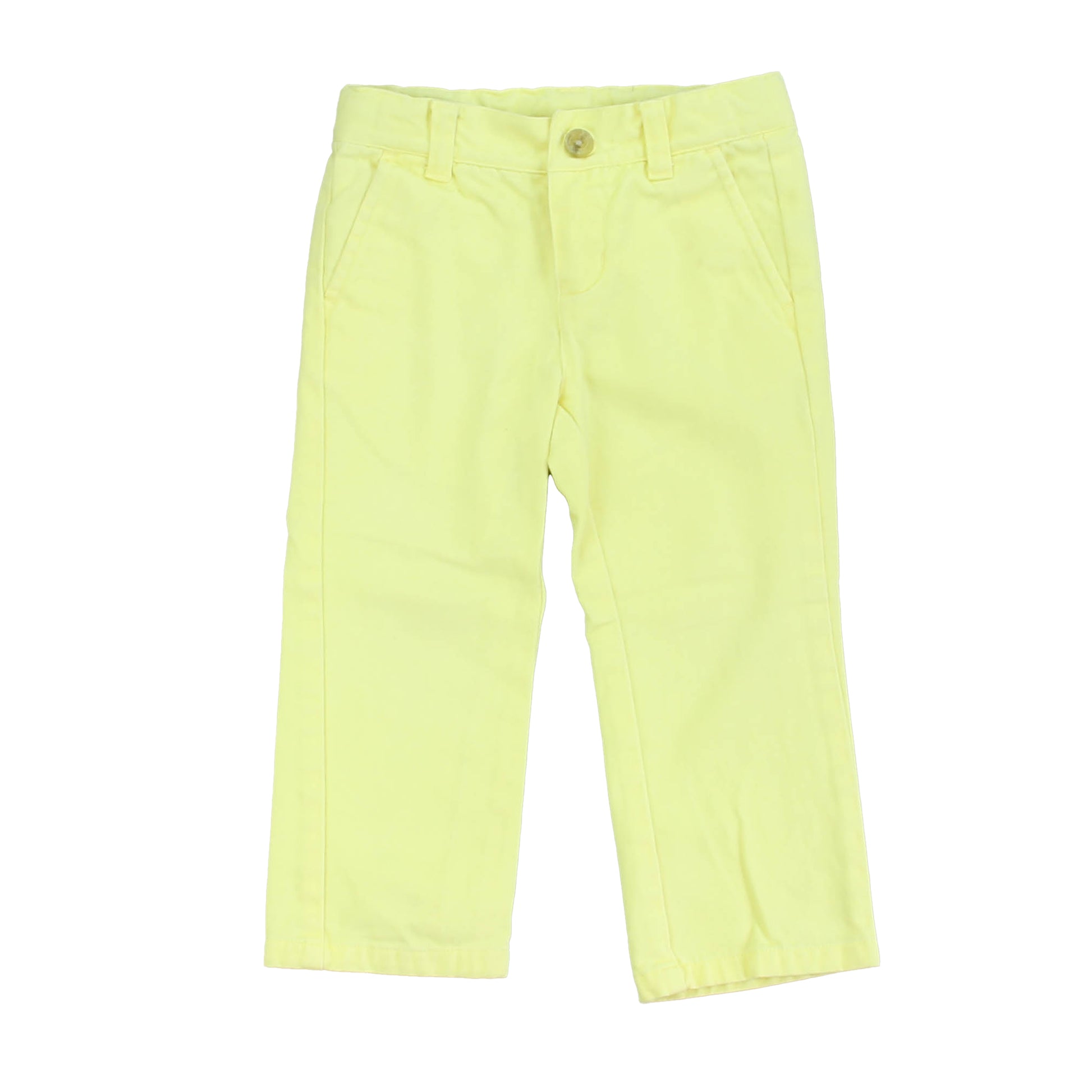 Janie and Jack Girls Yellow Pants Size: 2T Yellow