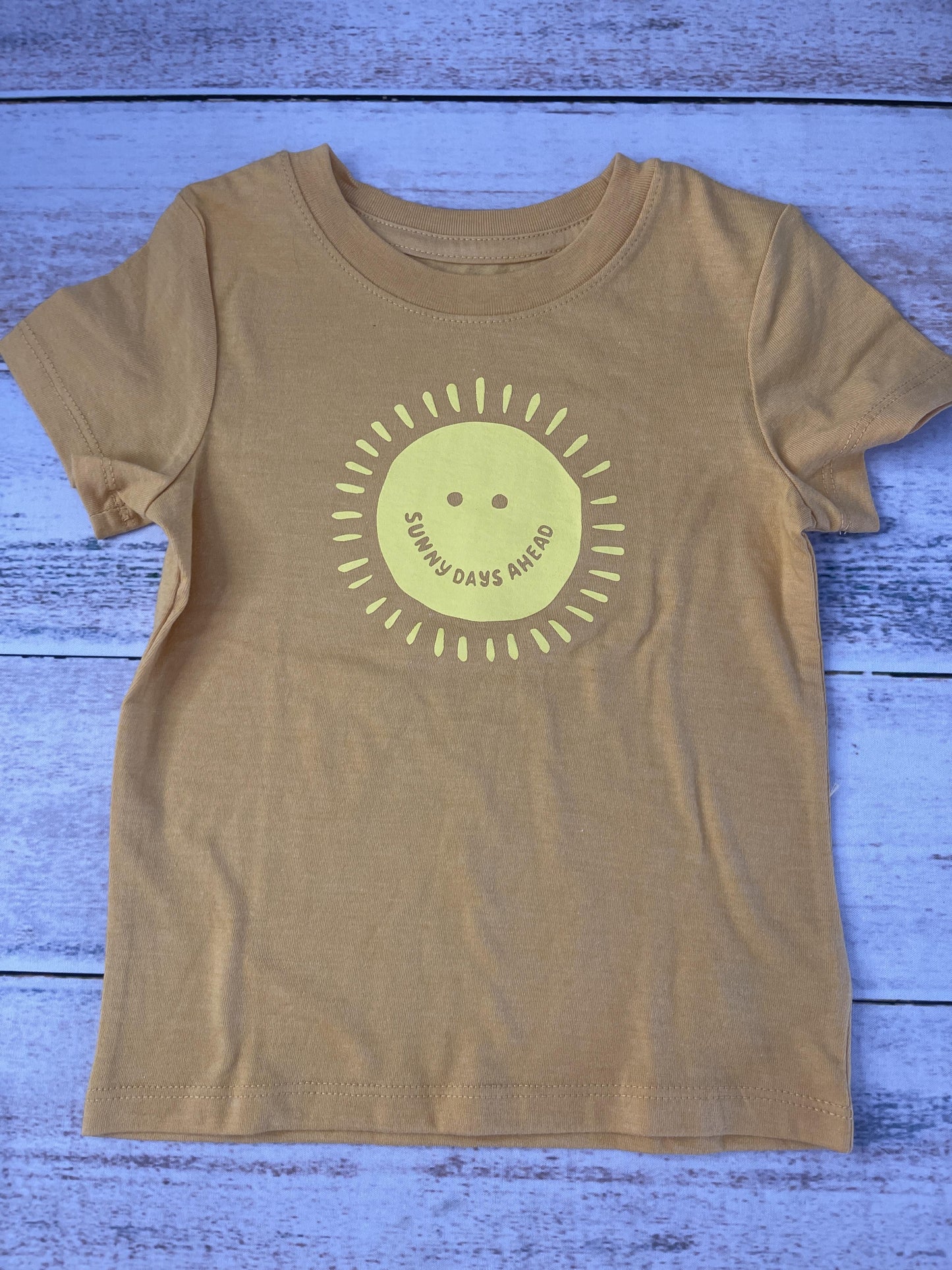 Old Navy Unisex Yellow T-Shirt Size: 18 months Yellow
