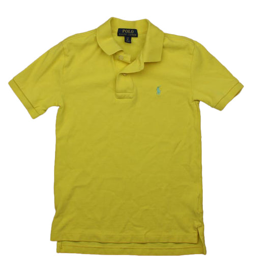 Ralph Lauren Boys Yellow Polo Shirt Size: 8 Years