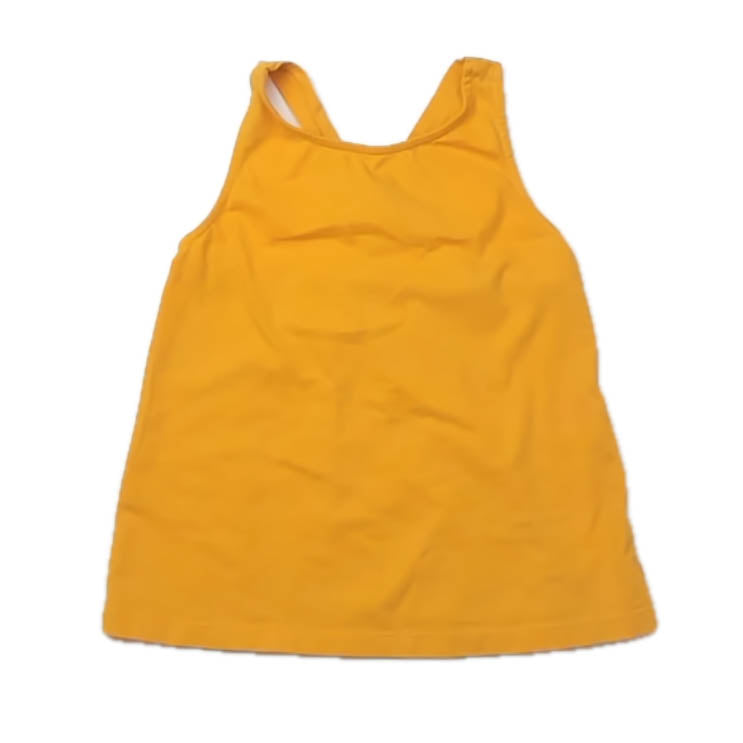 Jacadi Girls Yellow Tank Top Size: 8 Years Yellow