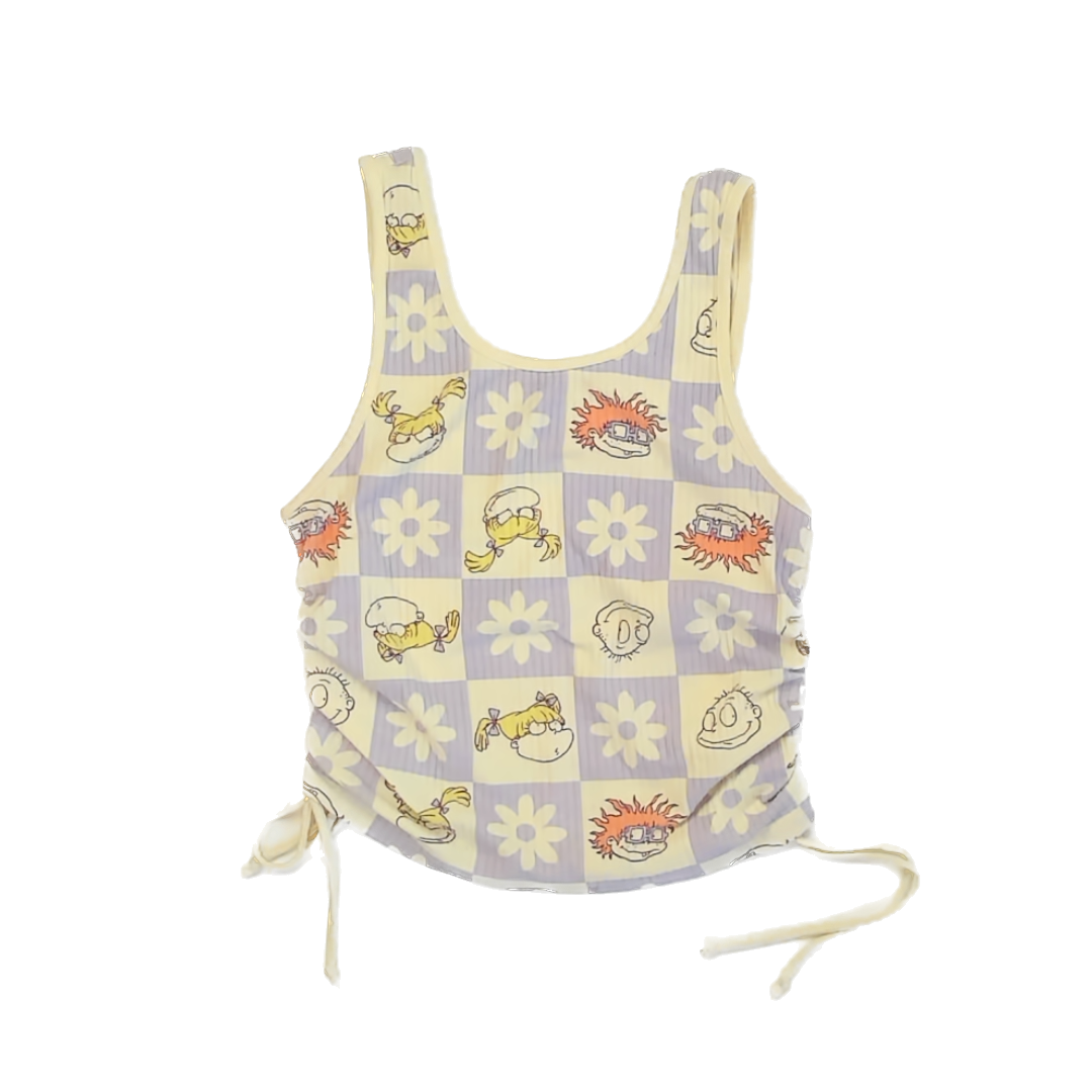 Nikelodeon Girls Yellow Tank Top Size: XL (14-16 Years) Yellow
