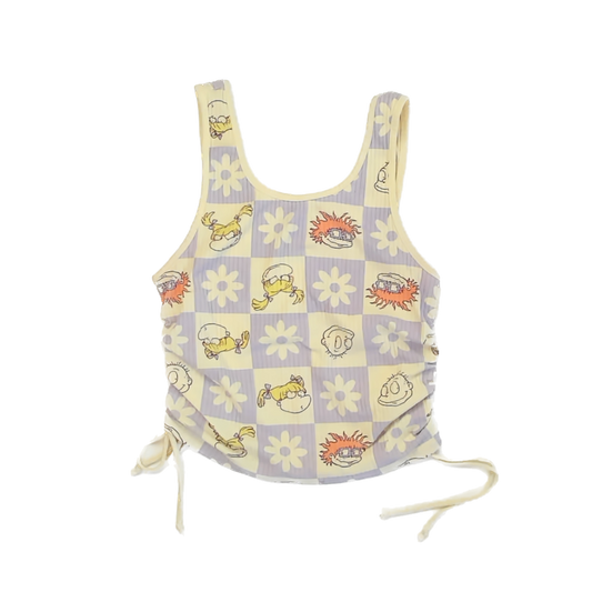 Nikelodeon Girls Yellow Tank Top Size: XL (14-16 Years) Yellow