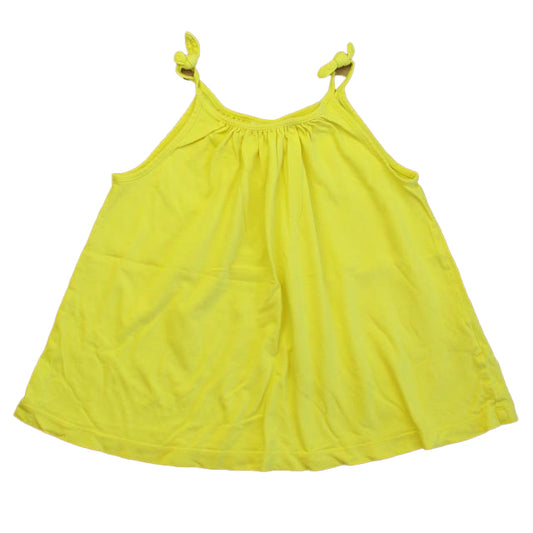 Boden Girls Yellow Tank Top Size: 5-6 Years