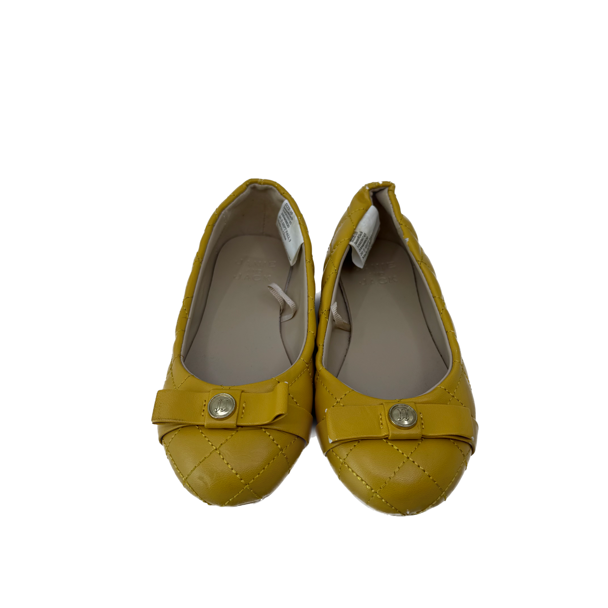 Janie and Jack Girls Yellow Shoes Size: 10 Toddler Yellow