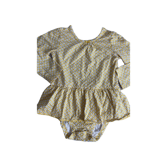 Carters Girls Yellow Onesie Size: 24 months Yellow