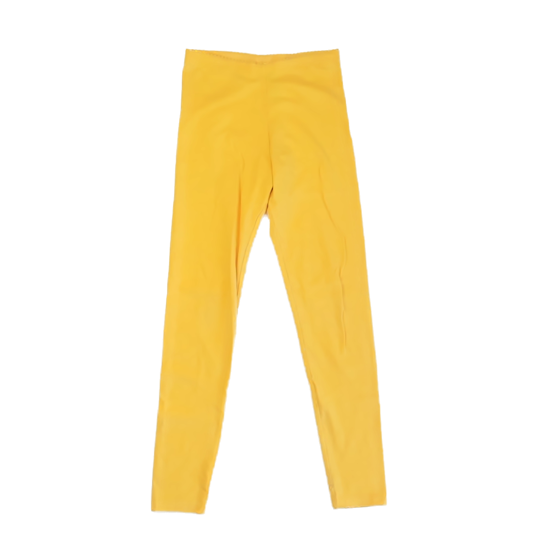 Tea Collection Girls Yellow Leggings Size: 12 Years Yellow
