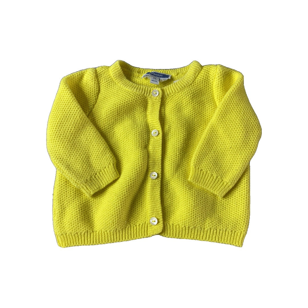 Jacadi Girls Yellow Sweater Size: 3 months Yellow