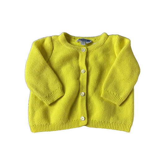 Jacadi Girls Yellow Sweater Size: 3 months Yellow