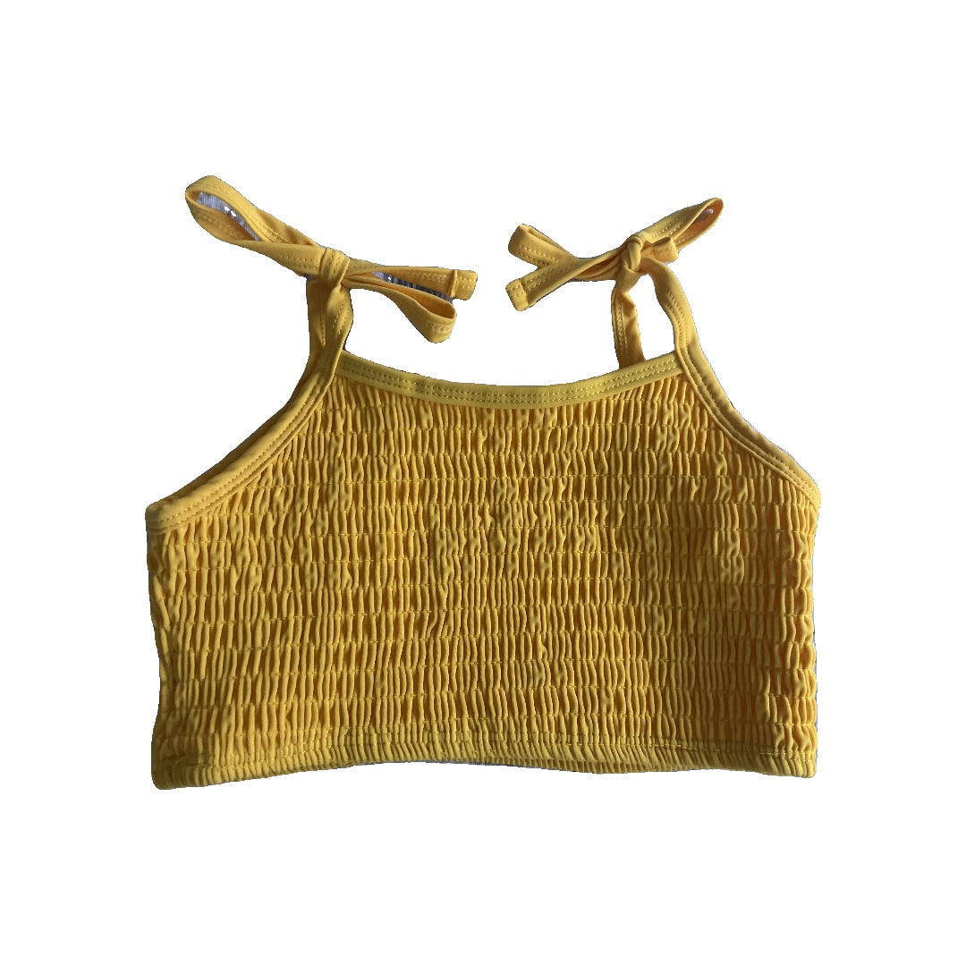 Tiny Tribe Girls Yellow Swimwear Size: 4-5 Years Yellow