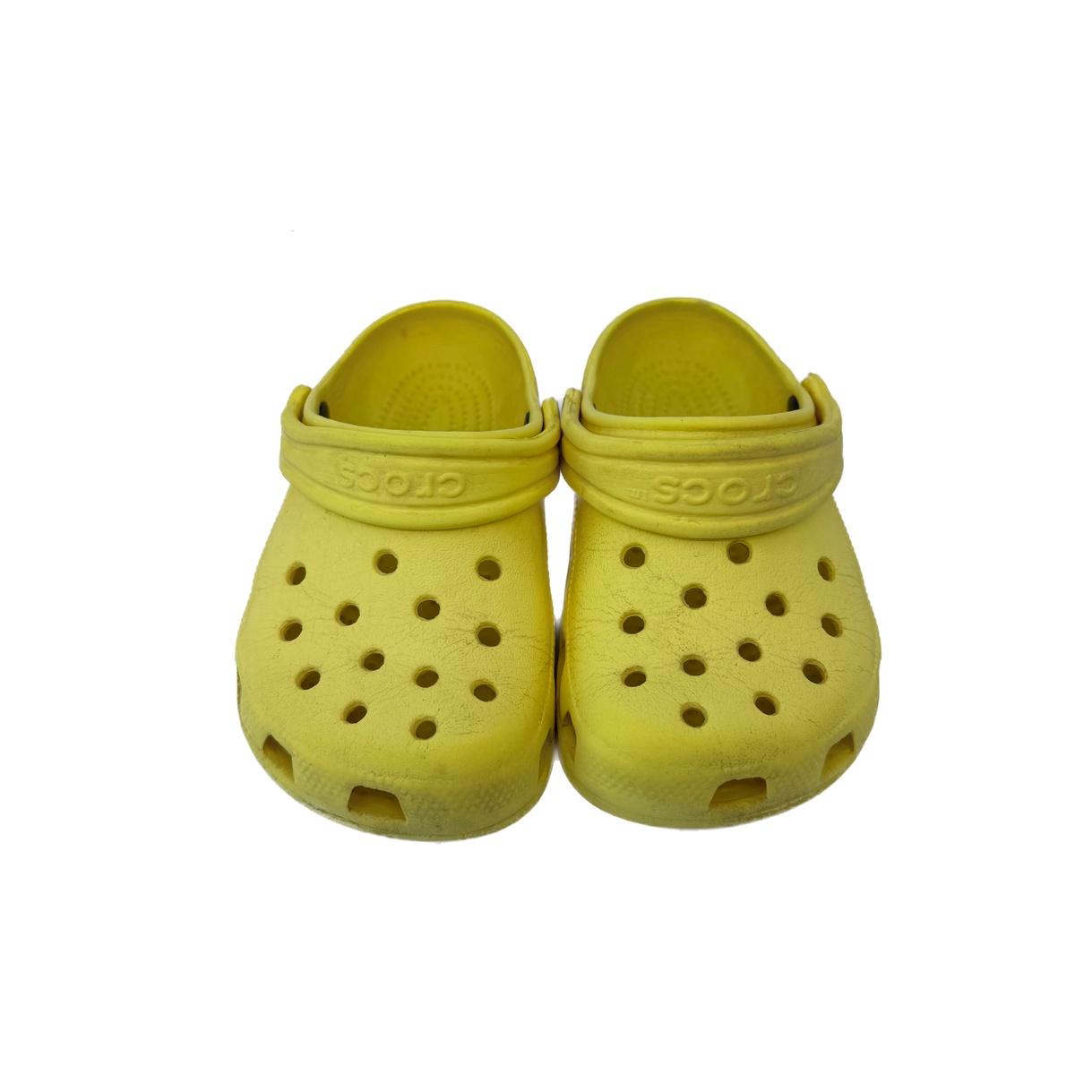 Crocs Unisex Yellow Shoes Size: 8 Toddler Yellow