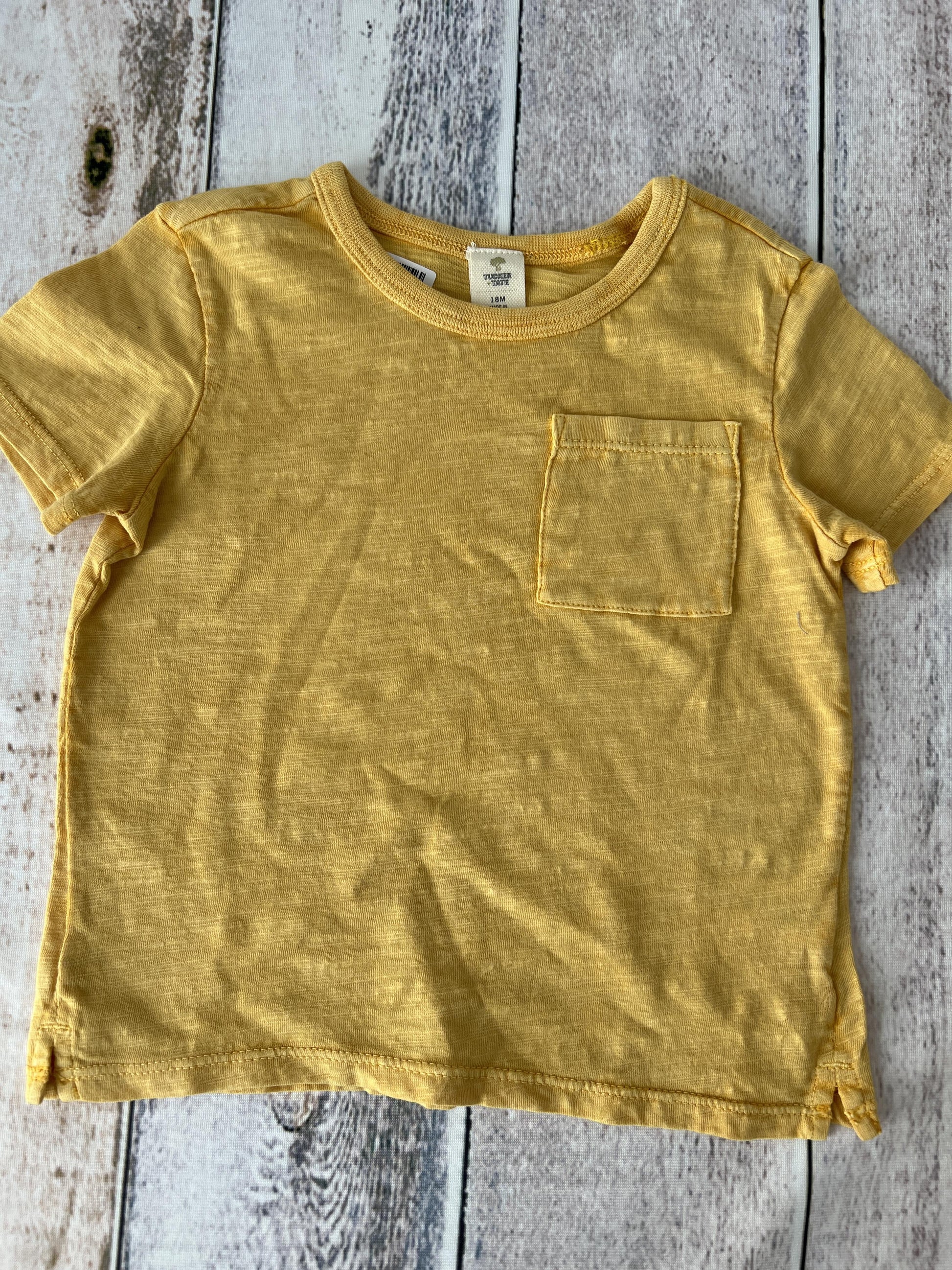 Tucker + Tate Boys Yellow T-Shirt Size: 18 months Yellow