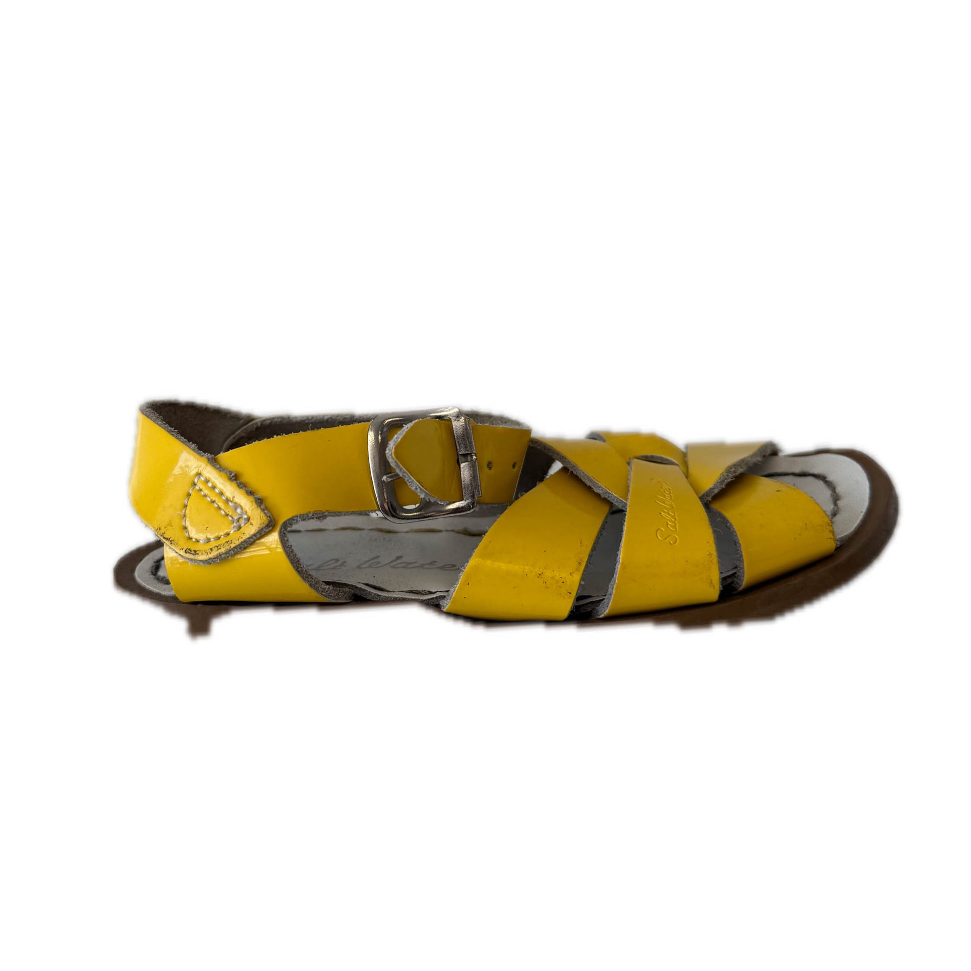Hoy Saltwater Girls Yellow Sandals Size: 8 Toddler Yellow