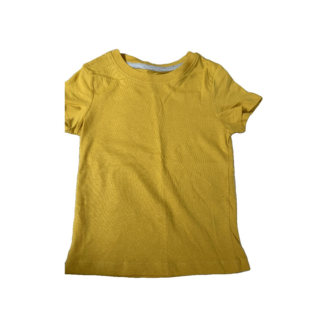 H&M Unisex Yellow T-Shirt Size: 2T Yellow