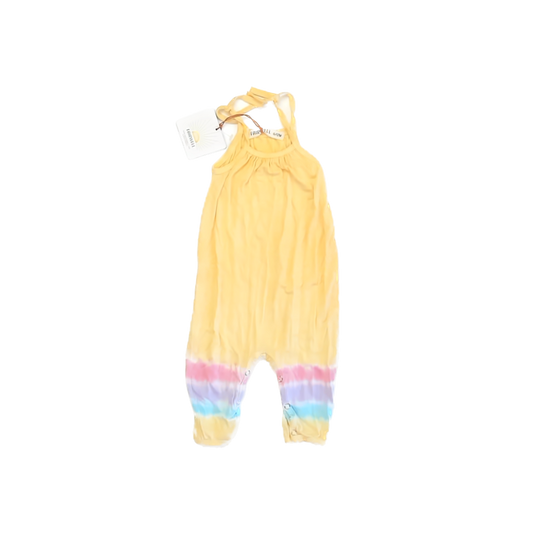 Fairwell Girls Yellow Romper Size: 6-12 Months Yellow