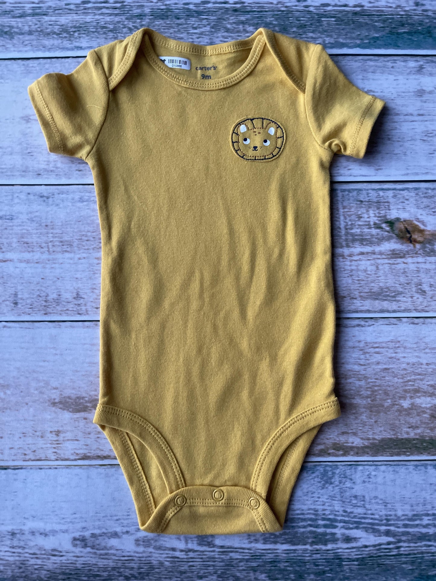 Carters Girls Yellow Onesie Size: 9 months Yellow