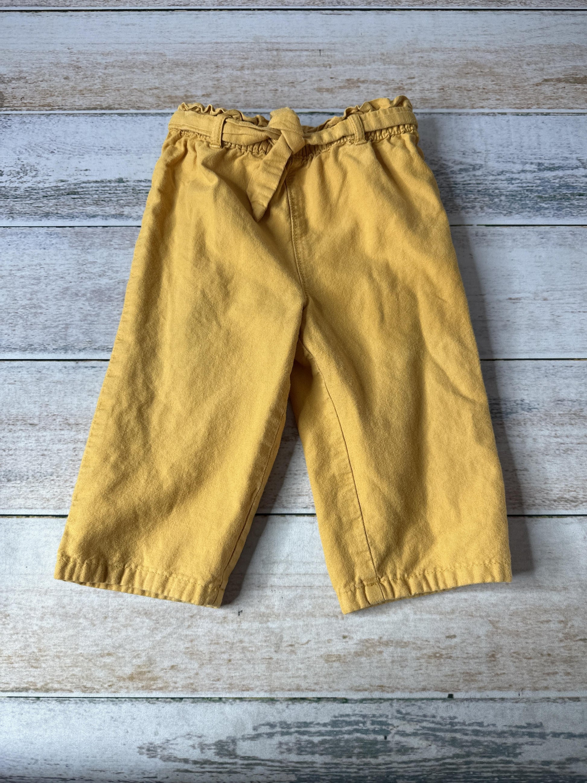 Carters Unisex Yellow Pants Size: 24 months Yellow